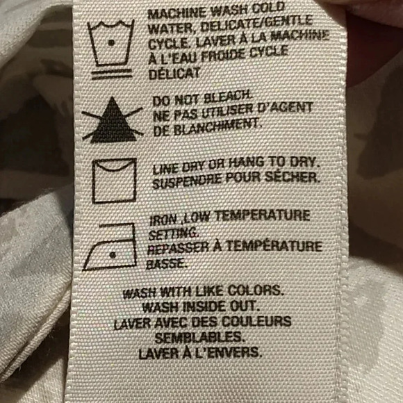 Denver  Hayes "Janet" Stretch Capri Pants Cream and Gray NWOT in Size 8 - Picture 9 of 12